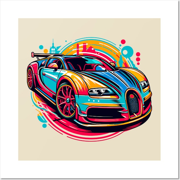 Bugatti Veyron Wall Art by Vehicles-Art